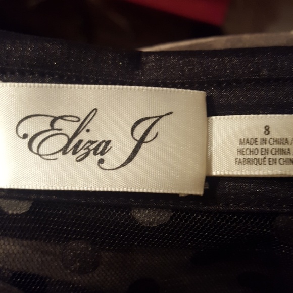 Eliza J  Pleated Bow Shirt Dress - Picture 7 of 8